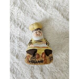 Vintage Hershey's Ceramic‎ Bell Baker Man Candy Maker J.H. Schuler Co. 4.5"Tall